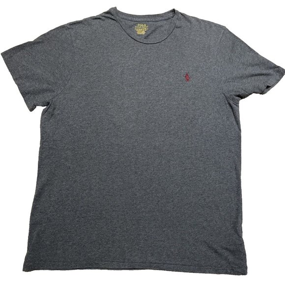 Polo Ralph Lauren Other - Polo Ralph Lauren T-Shirt Mens X-Large Custom Slim Fit Gray 100% Cotton Casual